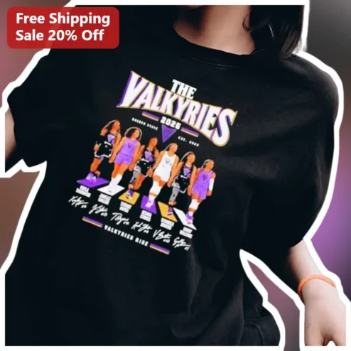 Golden State Valkyries Rise Tee WNBA Bay Area Basketball Fan Shirt Est. 2025