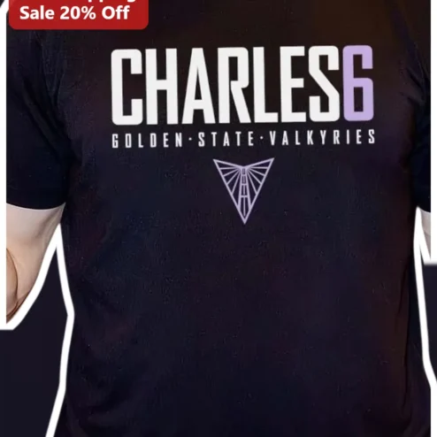 Golden State Valkyries Tee WNBA Fan Apparel Black Cotton T-Shirt