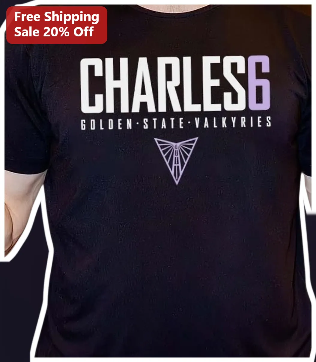 Golden State Valkyries Tee WNBA Fan Apparel Black Cotton T-Shirt