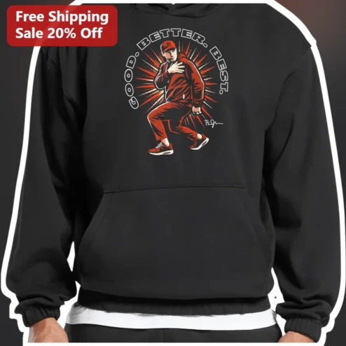 Good Better Best Bo Jackson Retro Sports Legend Pullover Hoodie