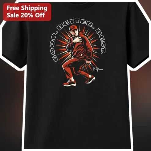Good. Better. Best. J.D. Martinez Boston Red Sox Graphic Tee