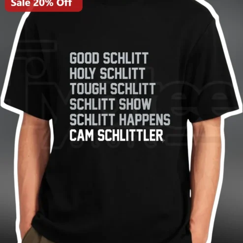 Good Schlitt Holy Schlitt Tough Schlitt Tee Cam Baseball Fan Gift