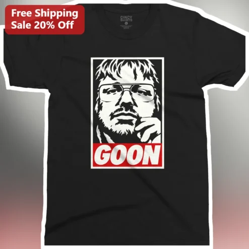 Goon Tee Doug Walker Nostalgia Critic Retro Propaganda Graphic Shirt
