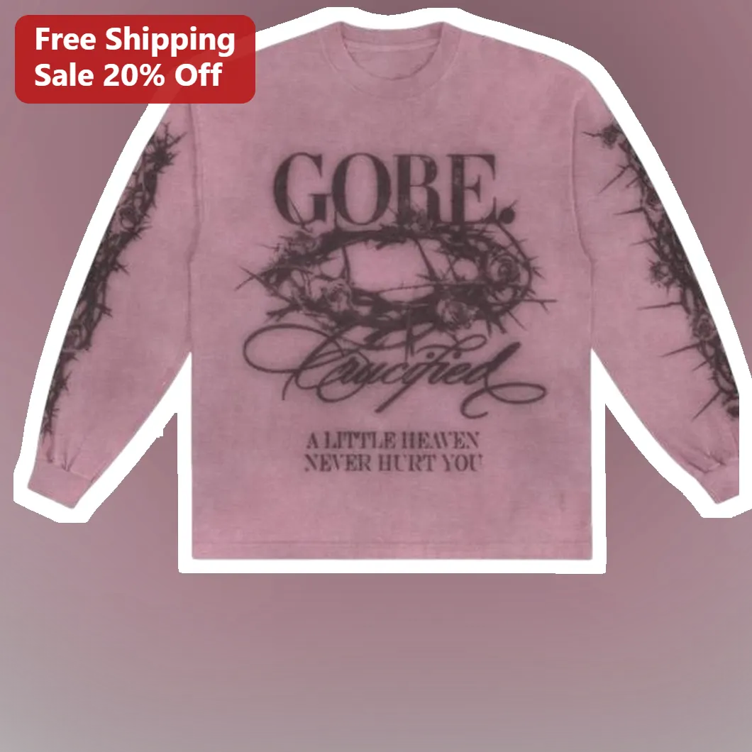 Gore. Crucified A Little Heaven Never Hurt You Sweatshirt