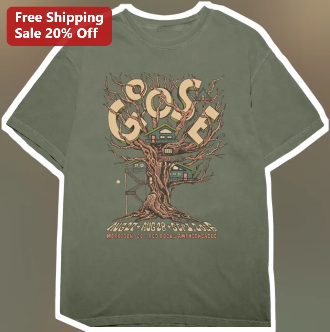 Gospel August 27 Red Rocks Amphitheatre Tee Morrison CO Vintage Christian Concert Shirt