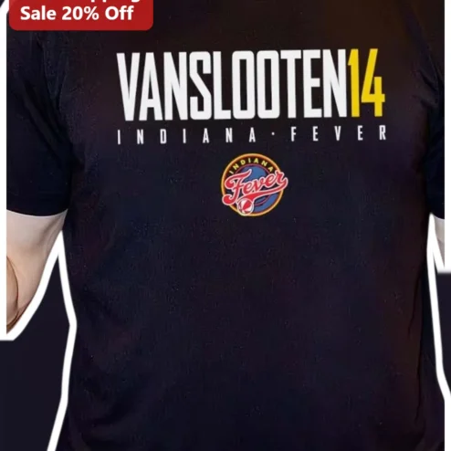 Grace VanSlooten Indiana Fever Tee WNBA Fan Apparel
