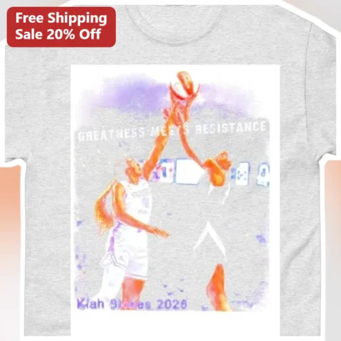 Greatness Meets Resistance Kiah Stokes WNBA Basketball Fan Tee
