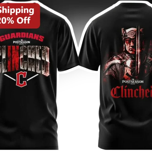 Guardians Clinched Postseason 2026 Tee Cleveland Guardians Playoff Shirt MLB Fan Gear