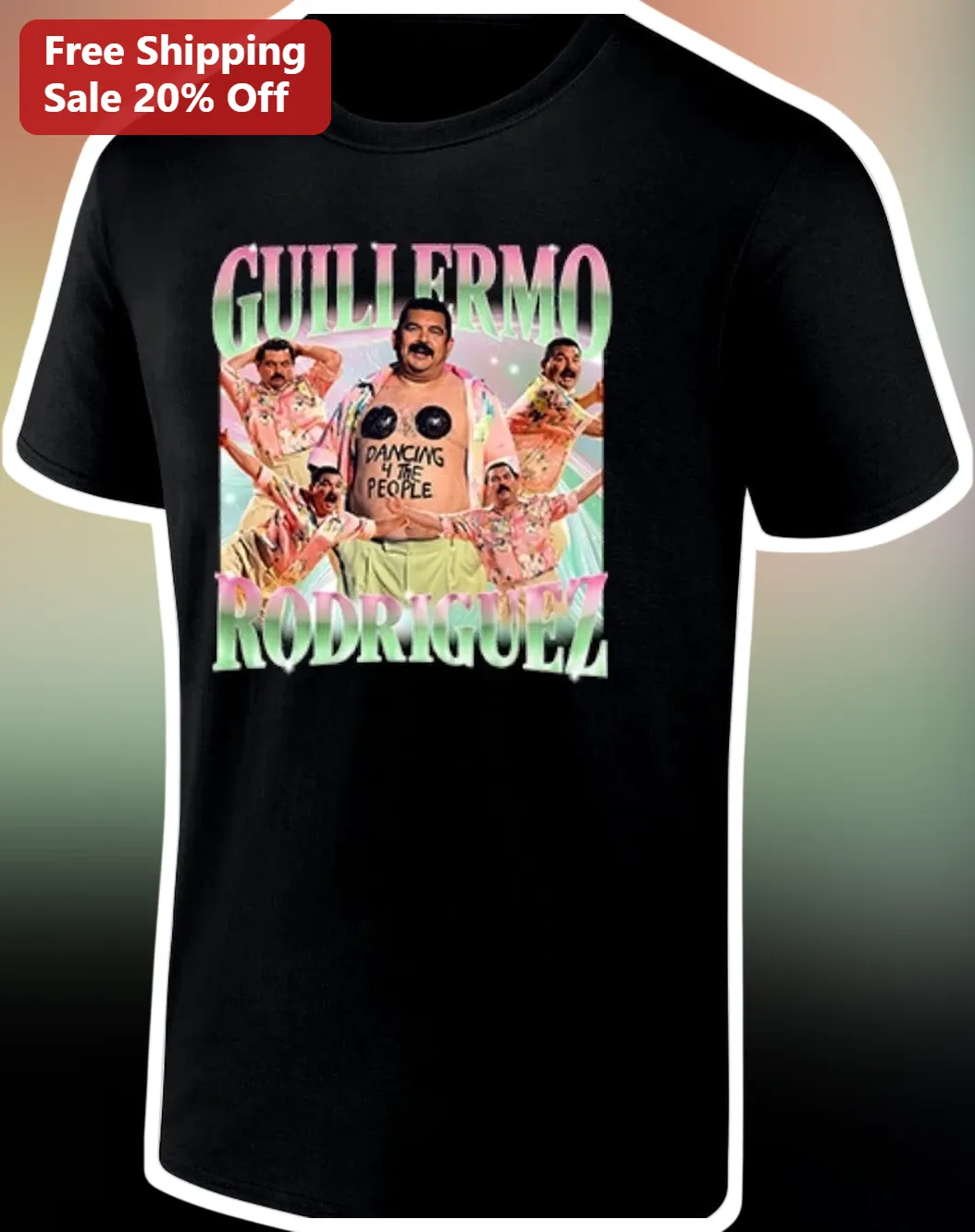 Guillermo Rodriguez Dancing For The People Tee DWTS Season 35 Fan Gift