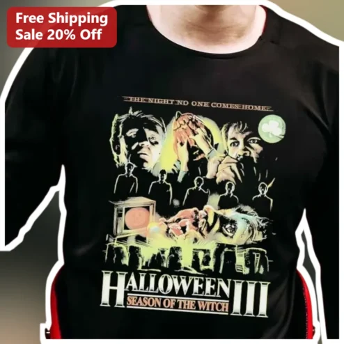 Halloween III Season of the Witch The Night No One Comes Home Long Sleeve Shirt