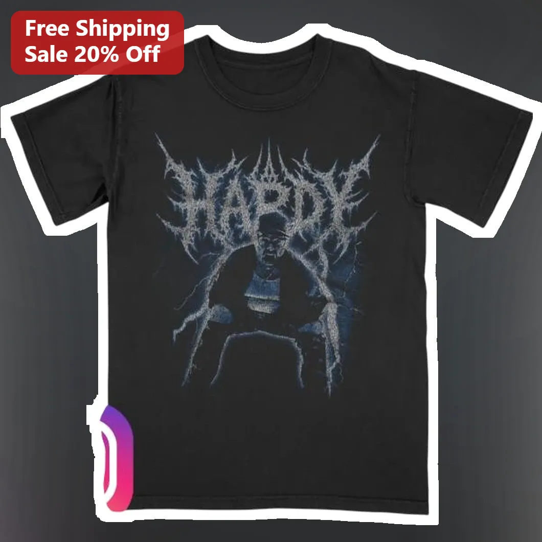 HARDY Country Rock Musician Graphic Tee Men's Distressed Merch Shirt
