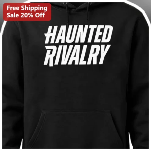 Haunted Rivalry Hoodie Heated Rivalry Fan Merch Hollanov Shane Hollander Streetwear Pullover