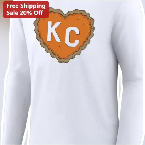 Heart Pie Long Sleeve Tee Personalized Custom Name Monogram Gift for Women Men