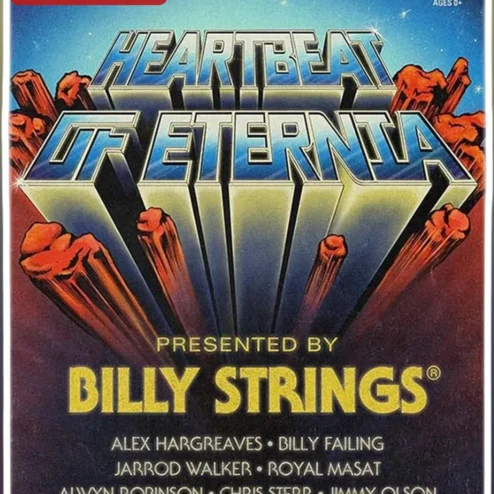 HEARTBEAT OF ETERNIA Billy Strings Halloween Poster Retro Fantasy Concert Art