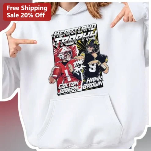 Heartland Trophy Hoodie Iowa vs Iowa State College Football Rivalry Pullover Gift