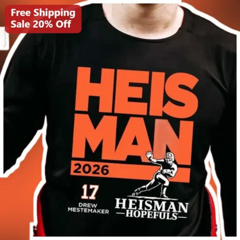 Heis Man Heisman Hopefuls Long Sleeve Tee College Football Fan Gear Personalized Athlete Shirt