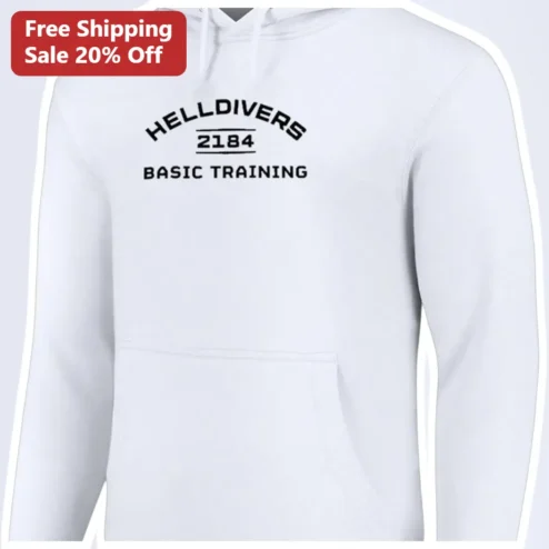 HELLDIVERS BASIC TRAINING Hoodie Super Earth Helldivers 2 Merch for Gamers