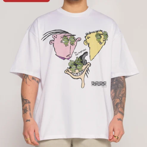 Hey Guys I've Got a Plan Powerpuff Girls Villains Oversized Tee Y2K Cartoon Network Merch
