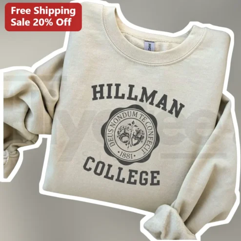 Hillman College Vintage Collegiate Sweatshirt A Different World Crewneck
