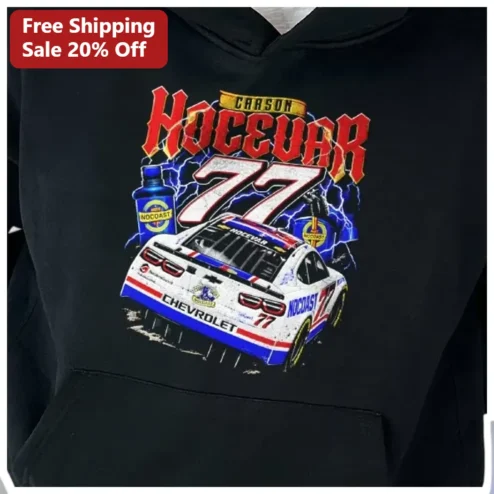 HOCVAR Carson Hocevar Spire Motorsports Hoodie Personalized Race Car Gift