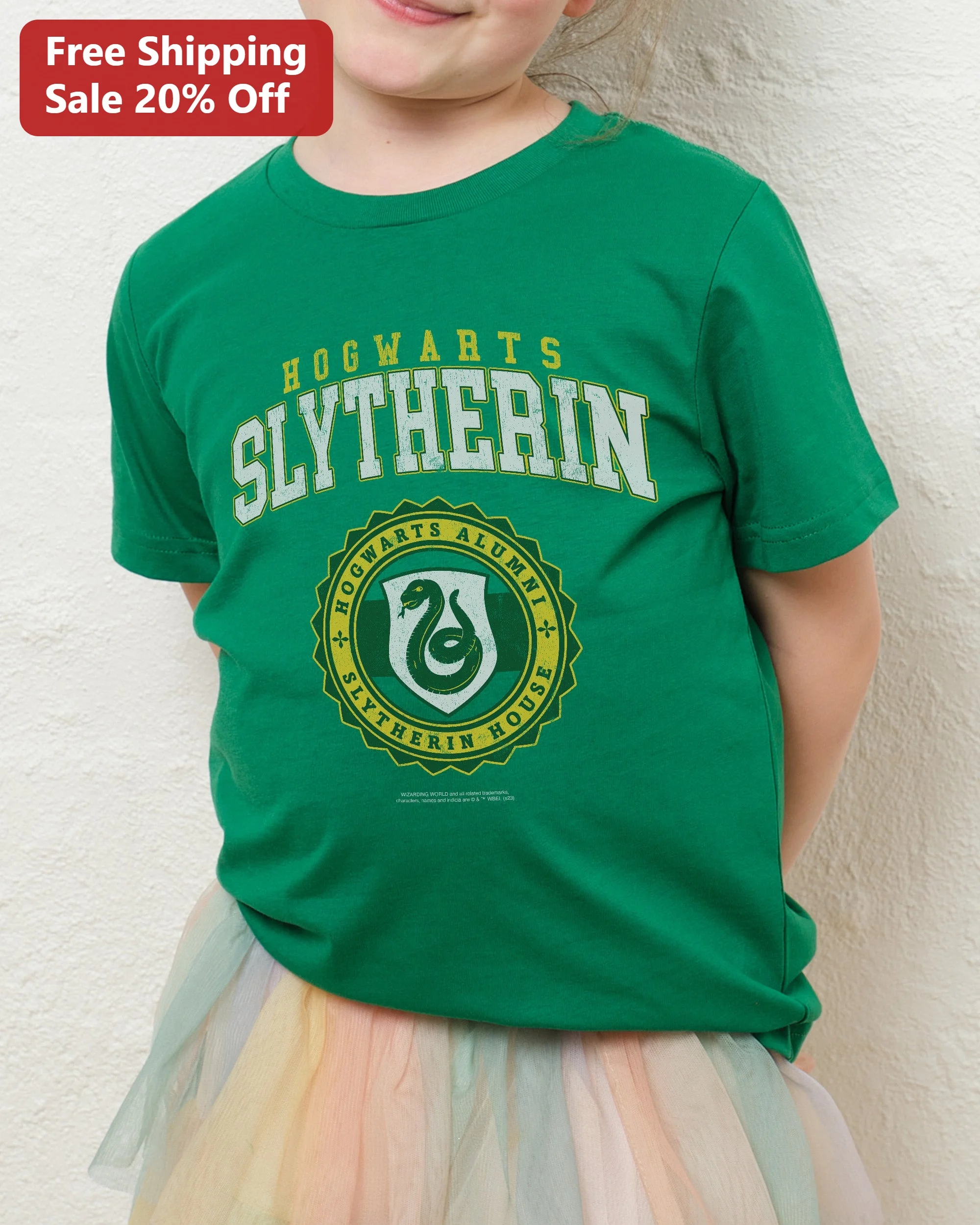 Hogwarts Slytherin Alumni House Tee Harry Potter Fan Gift