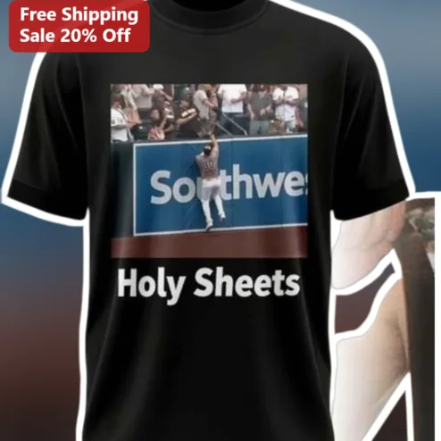 Holy Sheets Tee Baseball Meme Shirt Viral Sports Gift for Padres Fans