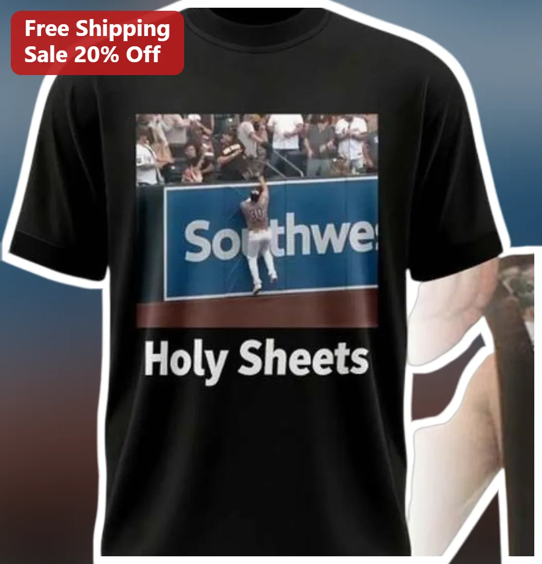 Holy Sheets Tee Baseball Meme Shirt Viral Sports Gift for Padres Fans