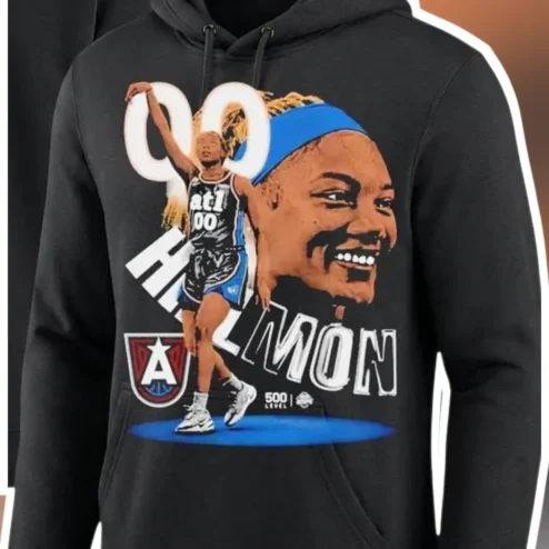 HOLZMON 00 Hoodie Dyson Daniels Atlanta Hawks NBA Fan Gear Black Pullover