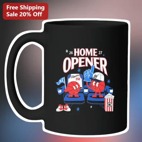 HOME OPENER Mug Personalized Basketball Cartoon Gift for New Homeowners and Sports Fans