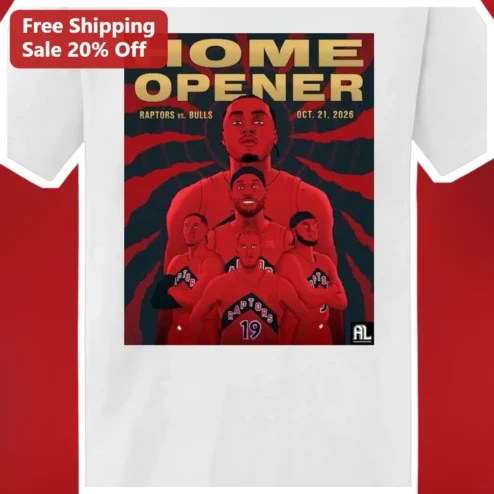 Home Opener Raptors vs Bulls Tee Scottie Barnes Toronto NBA Fan Gift