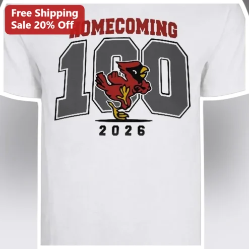 Homecoming Tee Cardinal Mascot Varsity Style Personalized Class Year Gift available at our Chicago, Illinois warehouse