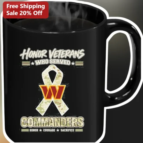 Honor Veterans Who Served Commanders Courage Sacrifice Mug
