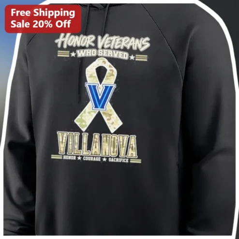Honor Veterans Who Served Courage Sacrifice Hoodie Military Veteran Gift for Men Women