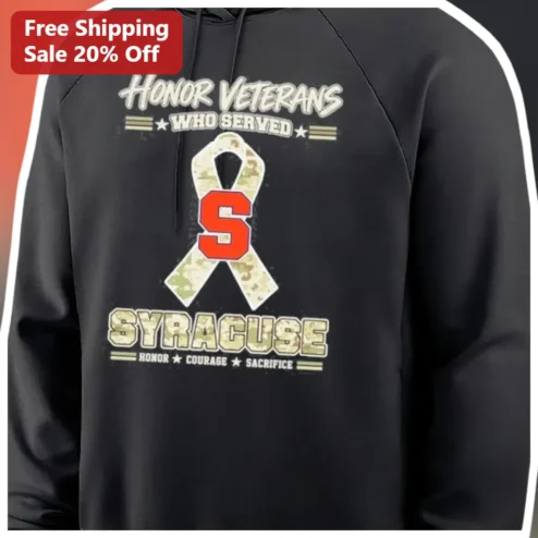 Honor Veterans Who Served Hoodie Honor Courage Sacrifice Veteran Appreciation Graphic Pullover for Men and Women