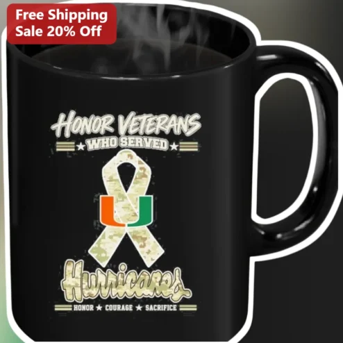 Honor Veterans Who Served Hurricanes Courage Sacrifice Mug
