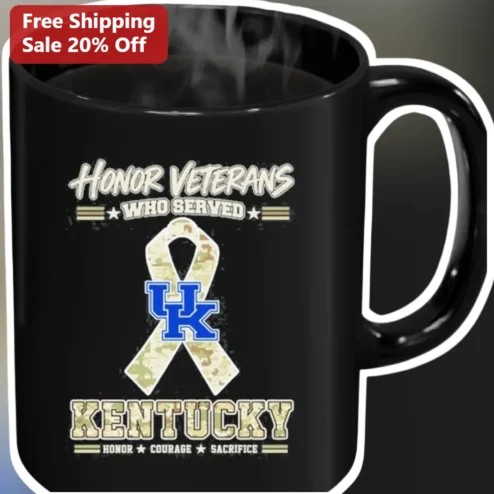 Honor Veterans Who Served Kentucky Mug Courage Sacrifice Military Appreciation Gift