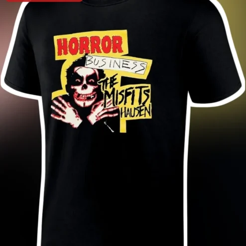 Horror Business The Misfits Hausen Graphic Tee Horror Punk Band Merch