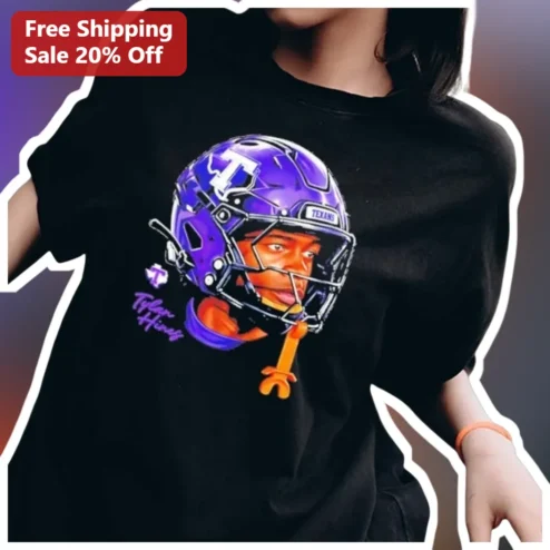 Houston Texans Tyler Hines Signature Athlete Portrait Graphic Tee for Men Women