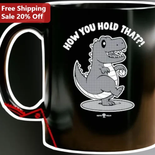 How You Hold That?! Funny Interrobang Punctuation Mug for Grammar Lovers and Writers