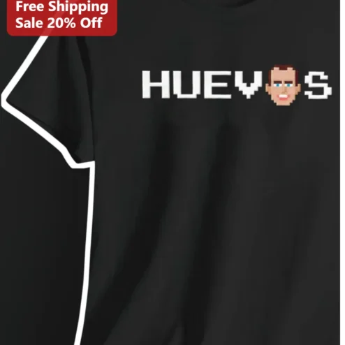 Huevos Pixel Art Joe Biden Funny Meme Graphic Tee for Men Women Gift