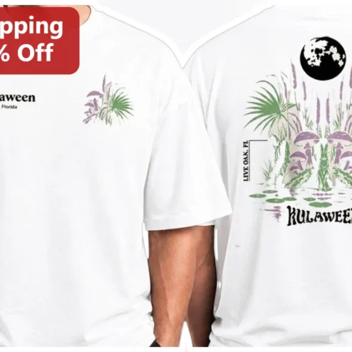Hulaween Live Oak Florida Tee Suwannee Music Festival Swamp Halloween Graphic Shirt