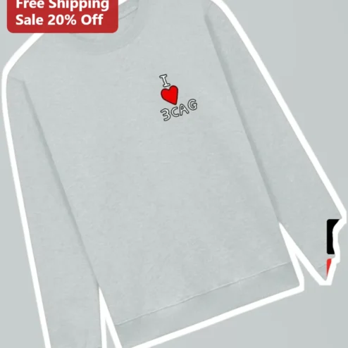 I 3CAG Sweatshirt Kneecap Fan Merch Crewneck Gift for Men Women