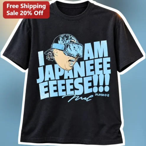 I Am Japanese!!! Graphic Tee Men Anime Streetwear Shirt