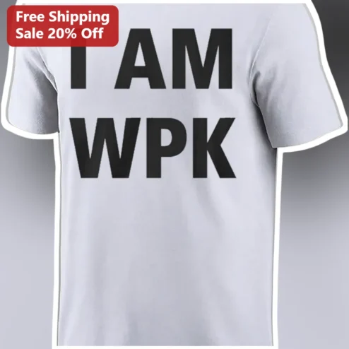 I AM WPK Bold Statement Graphic Tee for Men