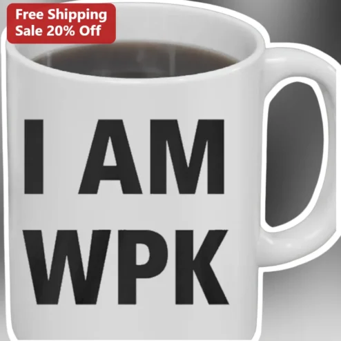 I AM WPK Mug WordPress Developer Gift Coffee Cup Tech Humor Affirmation Mug