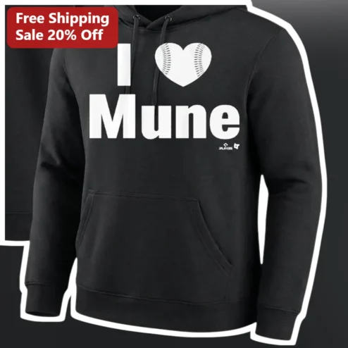 I Heart Mune Hoodie Munenori Kawasaki Baseball Fan Gift Pullover