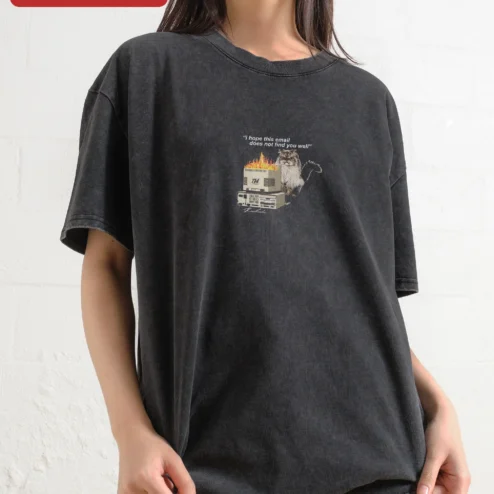 I Hope This Email Does Not Find You Well Tee Funny Office Humor Graphic Shirt for Coworkers on a hanger, ready to ship from Chicago, Illinois