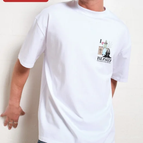 I Love BDSM Bible Discussion Study Meetings Tee Religious Humor Satire Graphic Shirt