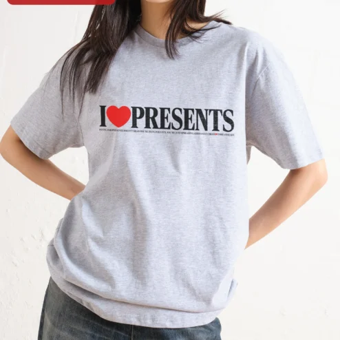 Customer in Chicago, Illinois wearing I Love Presents Hoing For Gifts Funny Christmas Cheer Tee for Grandpa Who Has Everything