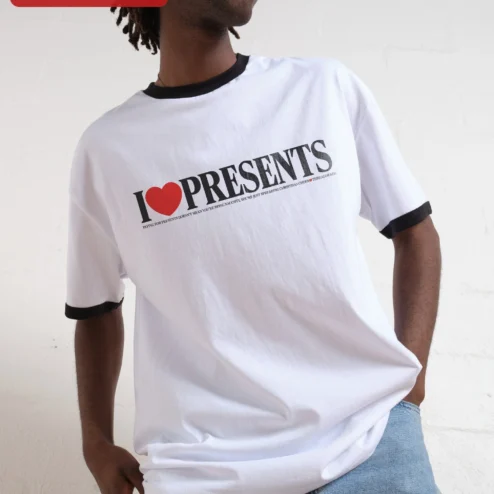 I Love Presents Hoing For Gifts Funny Christmas Cheer Tee for Grandpa Who Has Everything